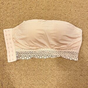 6IXTY 8IGHT Blush Pink Strapless Bandeau Bra Top 34B
